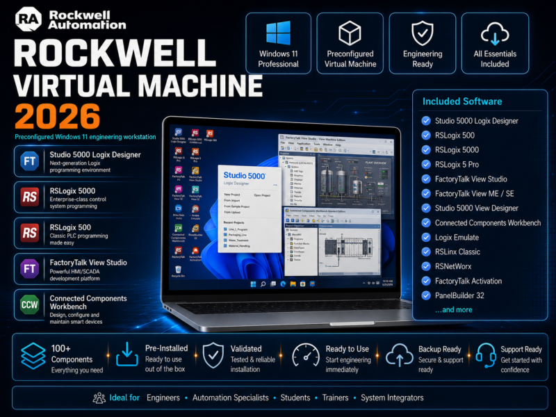 Pack Complet VM Engineering – Rockwell + Schneider + Siemens TIA Portal ...