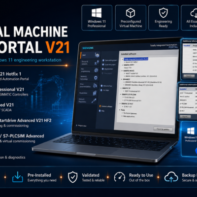Siemens TIA Portal V21 Virtual Machine – Windows 11 Engineering Workstation
